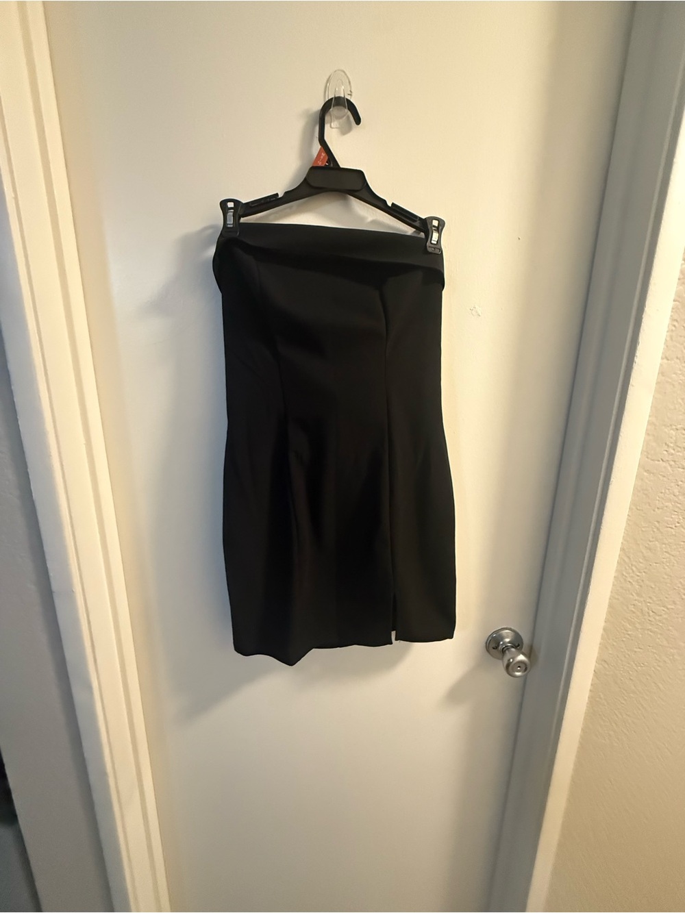 SHEIN Black Strapless Mini Skirt